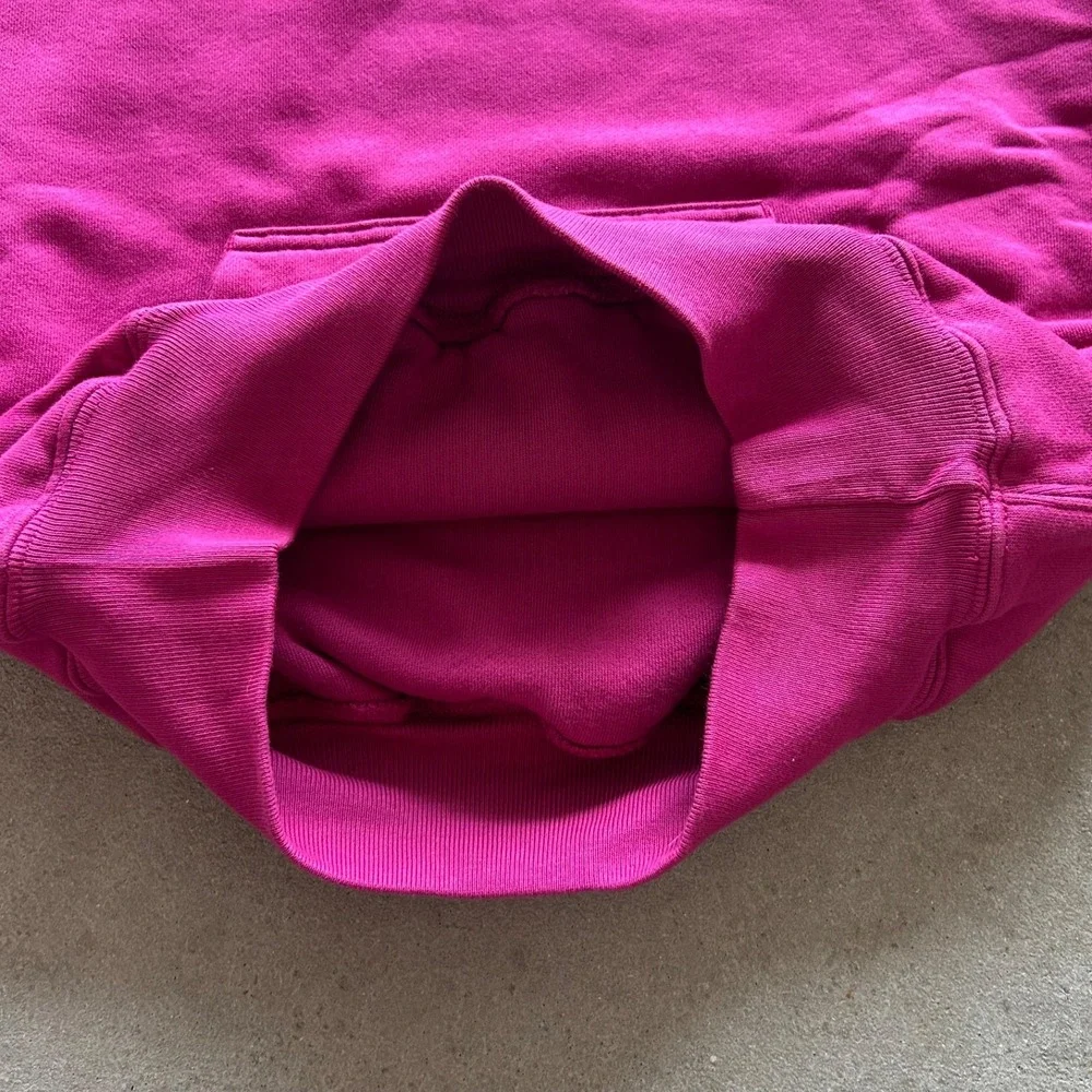 YZY Gap Sweatshirt Youth Medium Purple Hoodie Double Layer FW21 Heavyweight